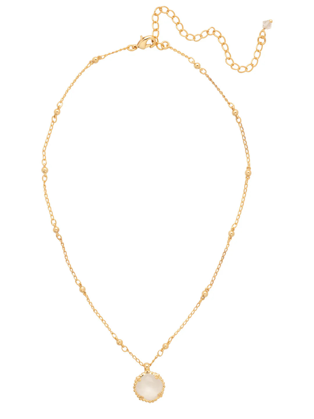 Cushion-Cut Pendant Necklace Icicle