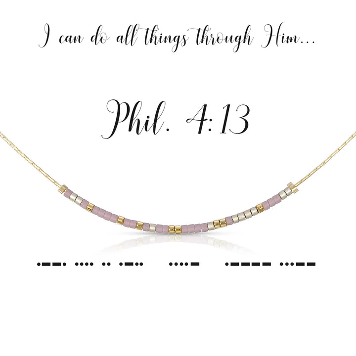 Philippians 4:13 Necklaces