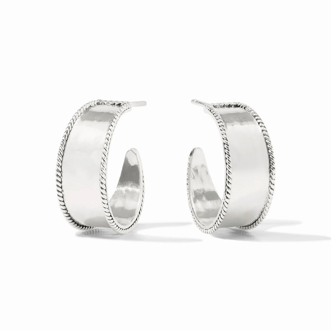 Julie Vos Savoy Silver Hoop