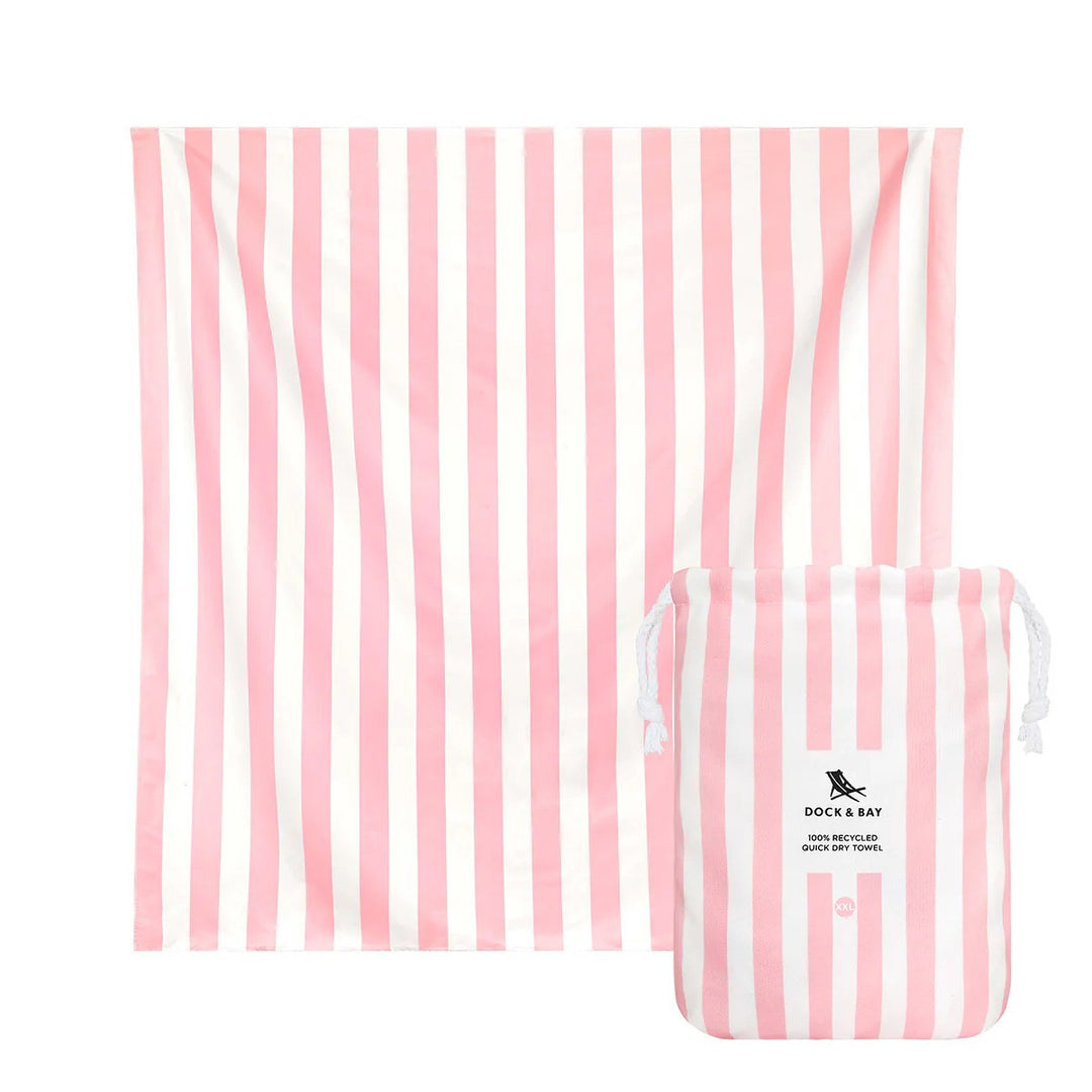 Dock & Bay Malibu Pink Extra Extra Large Quick Dry Towel