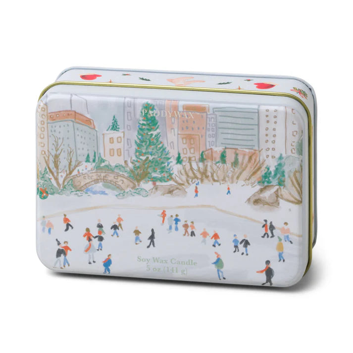 Holiday 5 oz. Candle Tin - Mistletoe & Mint