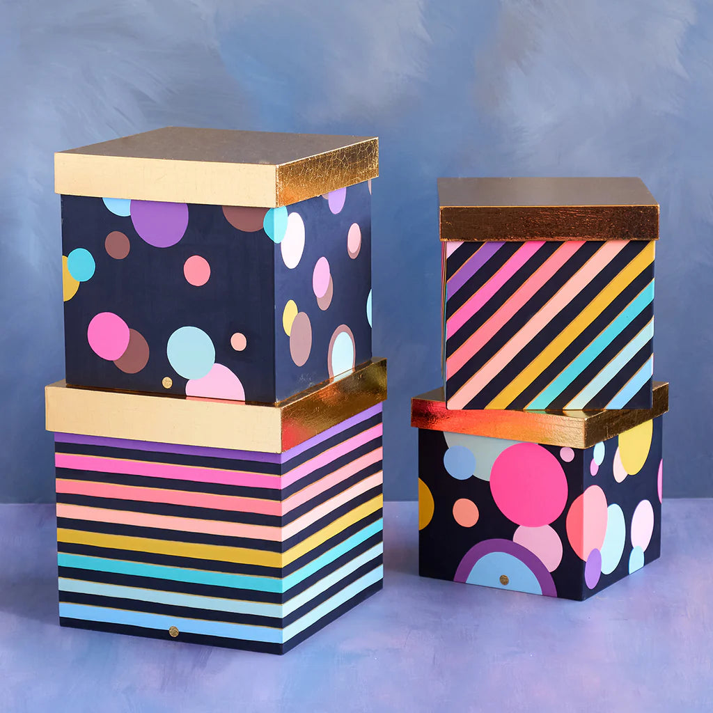 Glitterville Stripes & Dots Gift Box Set