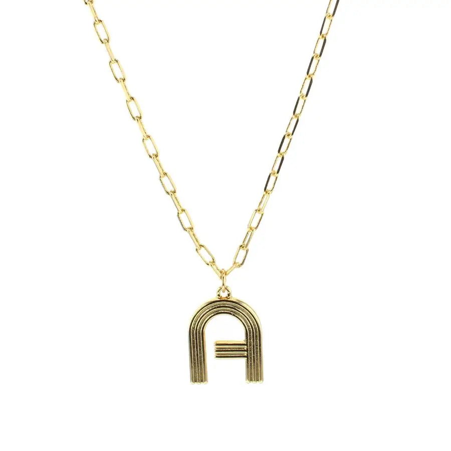 Deco Letter Necklaces