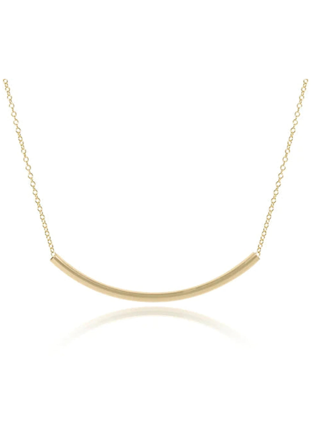 Enewton 16" Necklace Gold - Bliss Bar Smooth