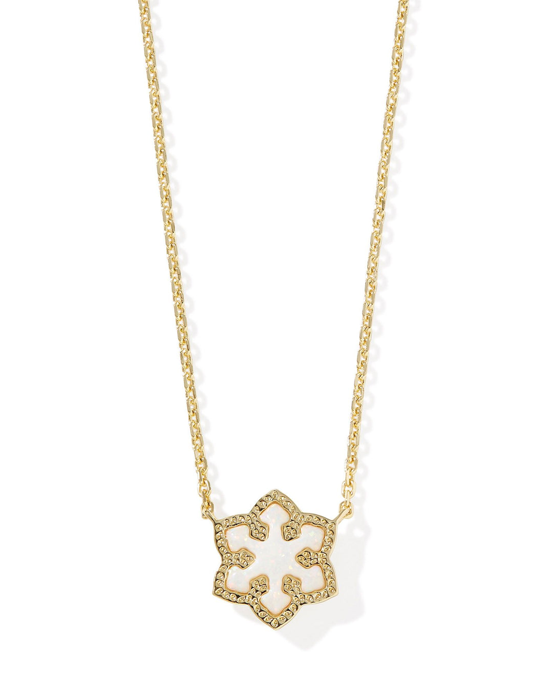 Kendra Scott Snowflake Short Pendant Necklace