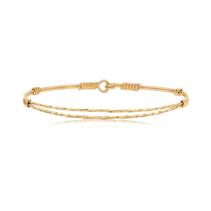 Be True Gold Artist Wire Bracelet
