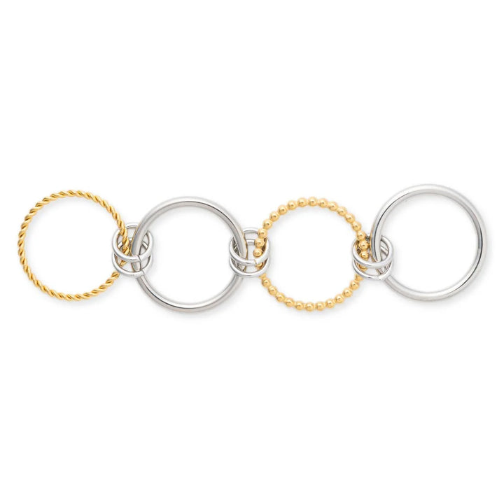 Maddox Stacked Gold Ring