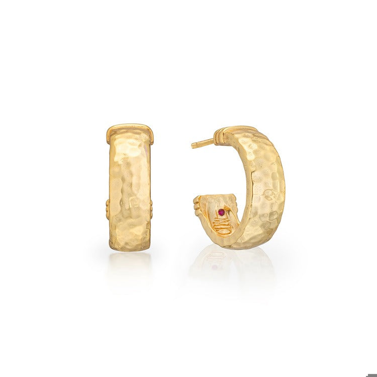 Cleopatra Classic Small Hoop Earrings, Gold