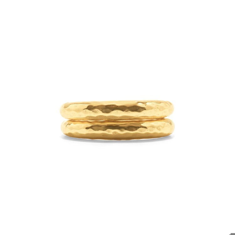 Cleopatra Slice Stacking Ring Set, size 8