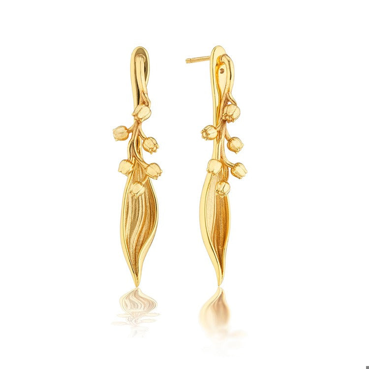 Meadow LOV Convertible Earrings, Gold