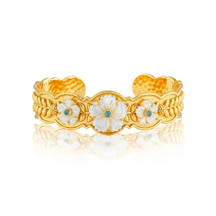 Villandry Fleur Scalloped Cuff, Multi