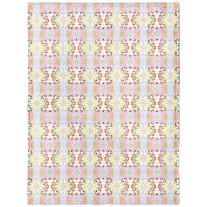 Laura Park Brooks Avenue Pink Fleece Blanket
