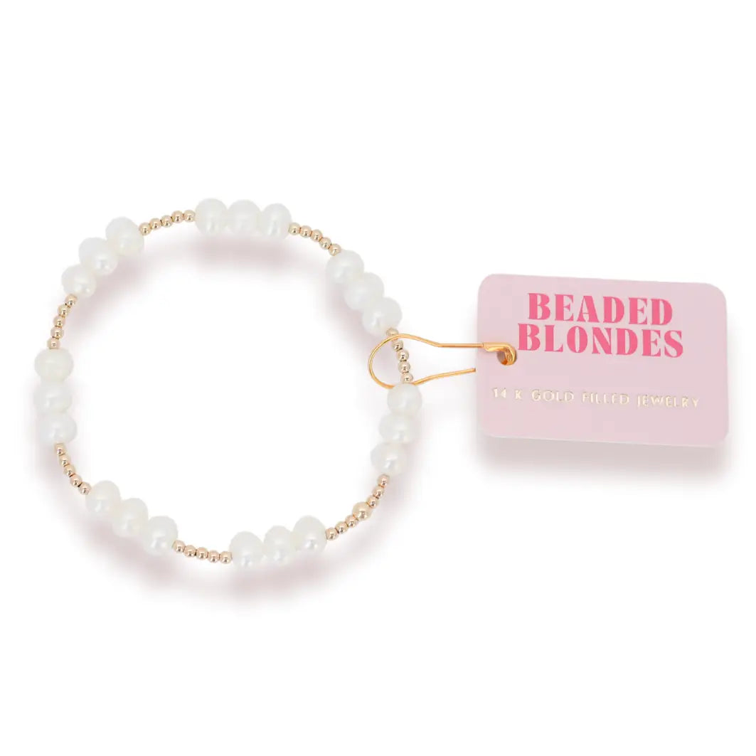 Ily Coastal Pearl Bracelet in Gold