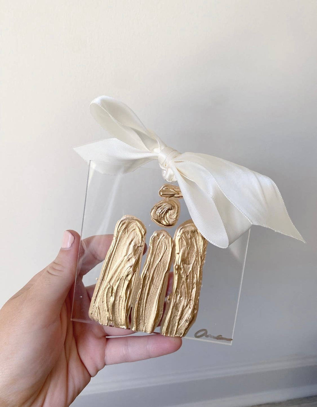 Anna Walding Art - Angel Acrylic Ornament