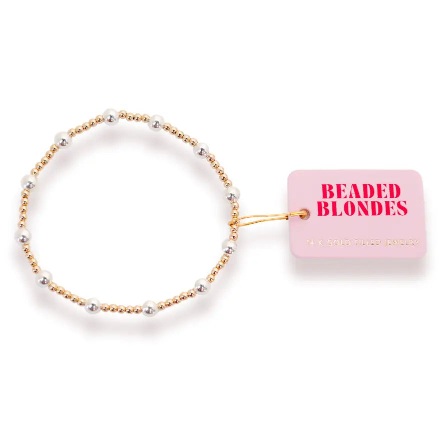 Lively Bracelet in Gold with Silver