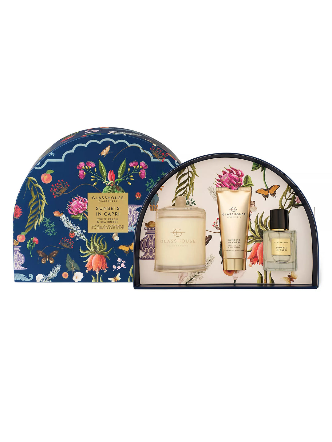 Glasshouse Sunsets in Capri 3-Piece Fragrances Gift Set
