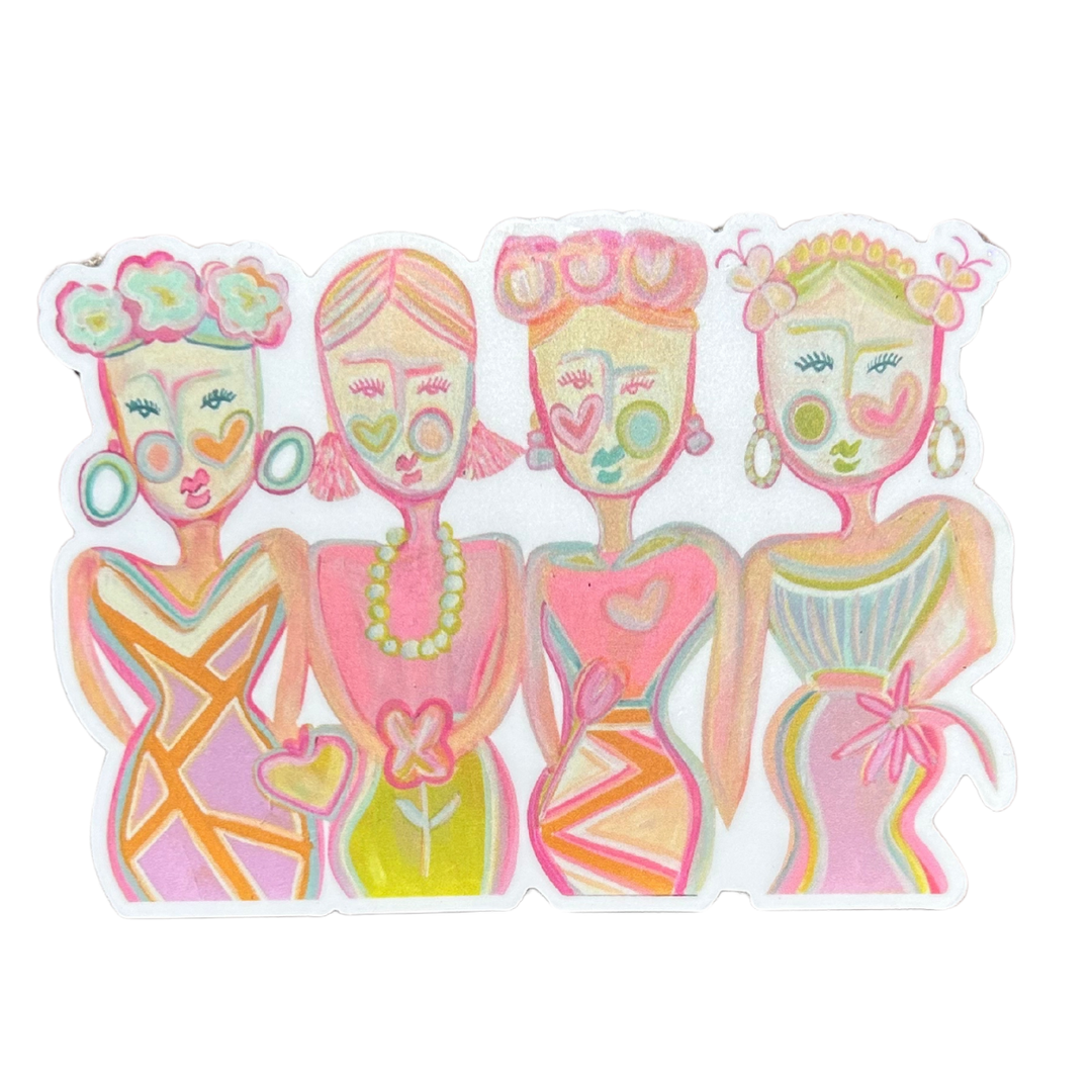 “Sisters at Heart" Sticker