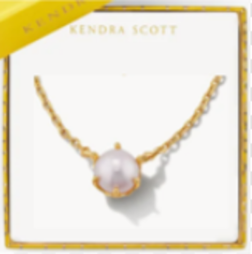 Kendra Scott Boxed Ashton Pearl Pendant Necklace