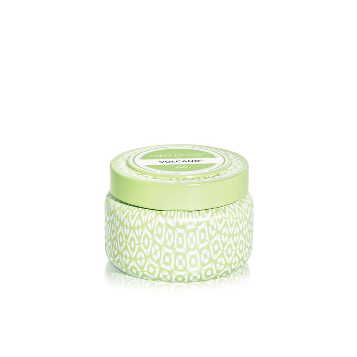 Capri Blue Volcano Iced Matcha Printed Travel Tin Candle