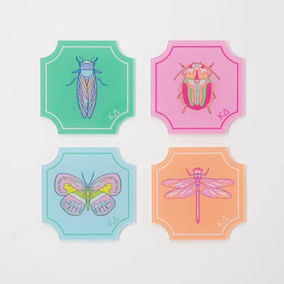 kappa delta flutter acrylic coasters