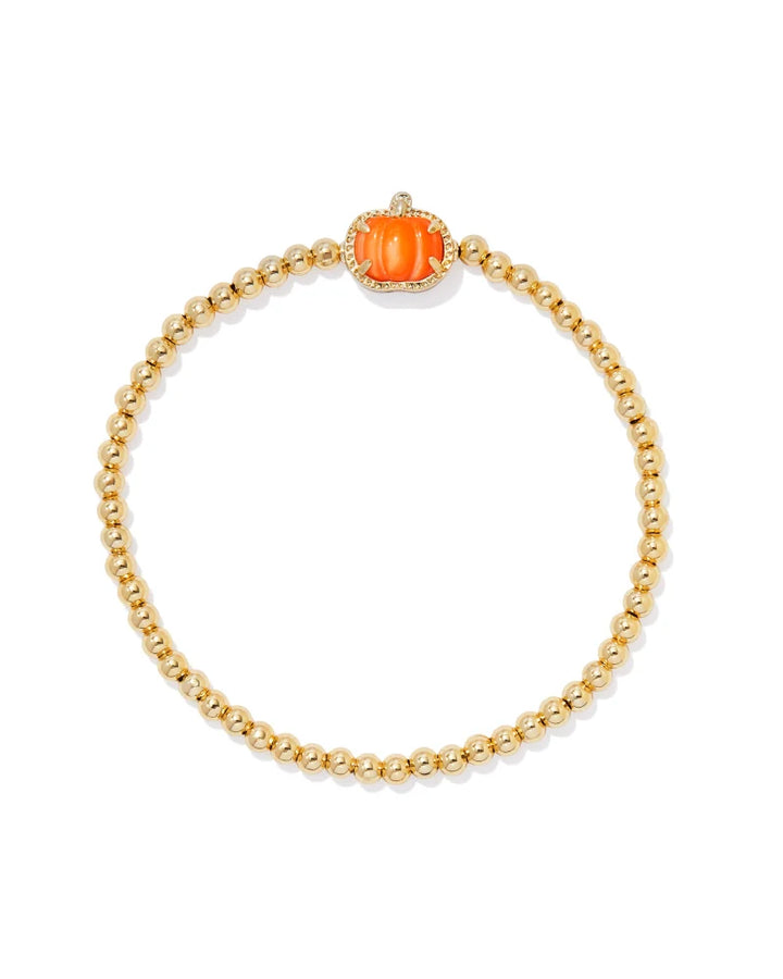 Pumpkin Stretch Bracelet in Orange Mother-of-Pearl