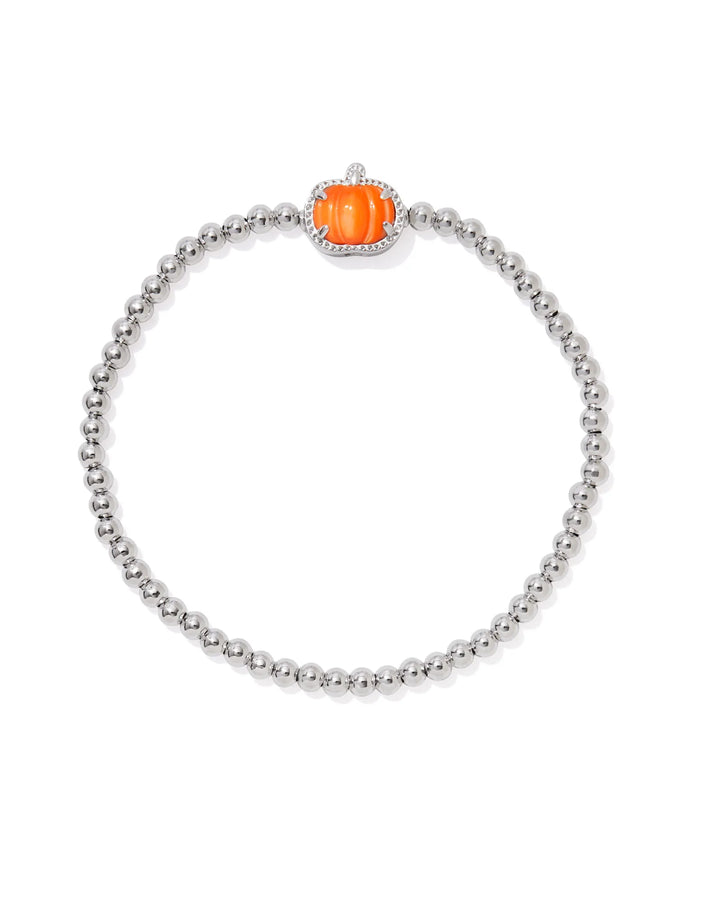 Pumpkin Stretch Bracelet in Orange Mother-of-Pearl
