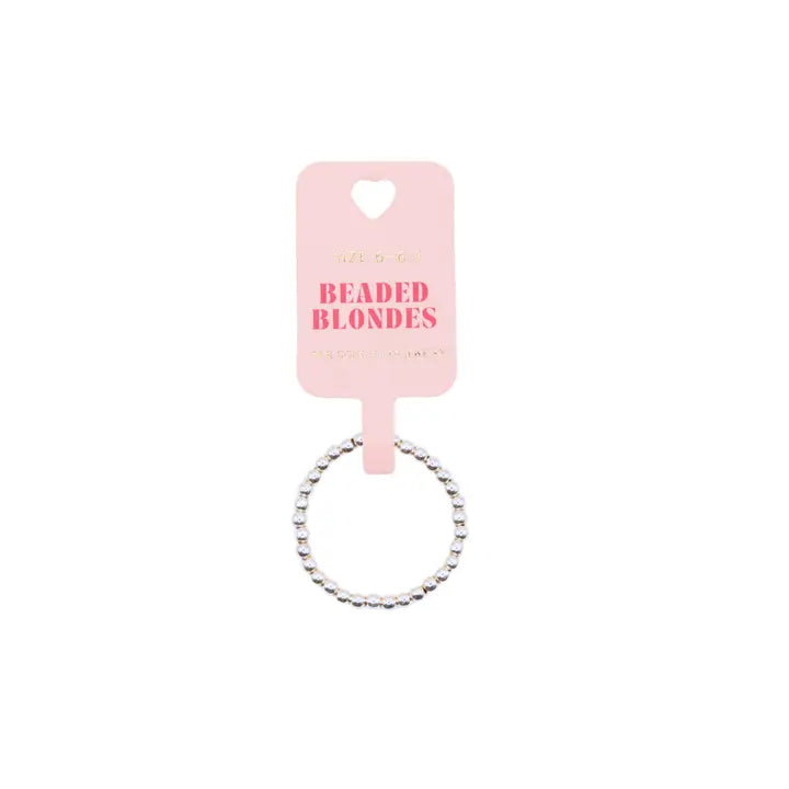 BB Lexi Beaded Band in Silver