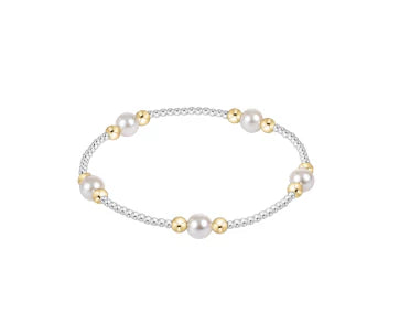 Enewton Purpose Pearl Bead Bracelet - Mixed Metal
