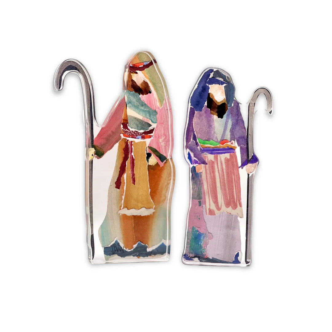 Lauren Dunn Acrylic Nativity Shepherd 2 - Bitty