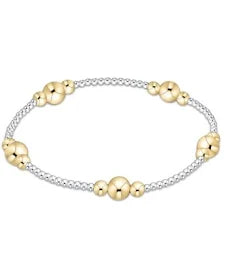 Purpose Gold 6mm Bead Bracelet- Mixed Metal