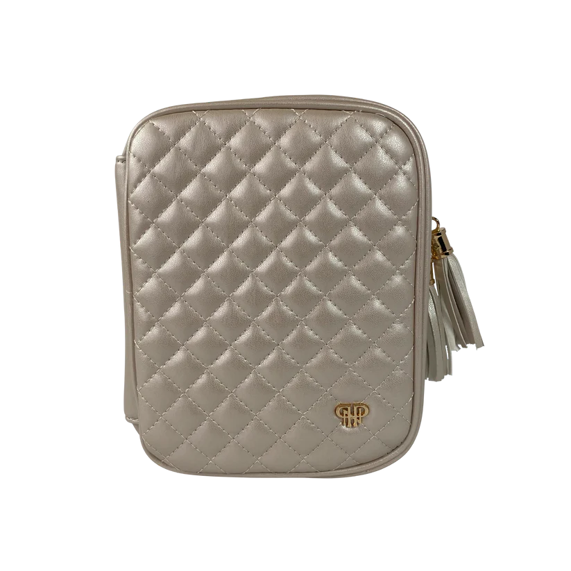 Trinity Jewelry Case - Pearl Quilted
