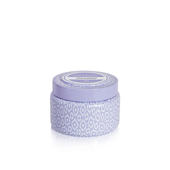 Capri Blue Volcano Lavender Printed Travel Tin Candle