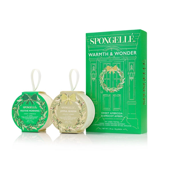 Warmth & Wonder Holiday Wreath Body Buffer Gift Set