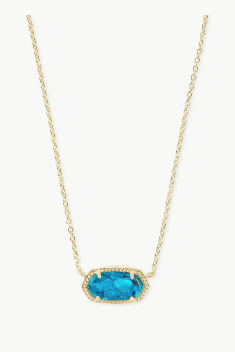 Elisa Pendant Necklace in Turqouise