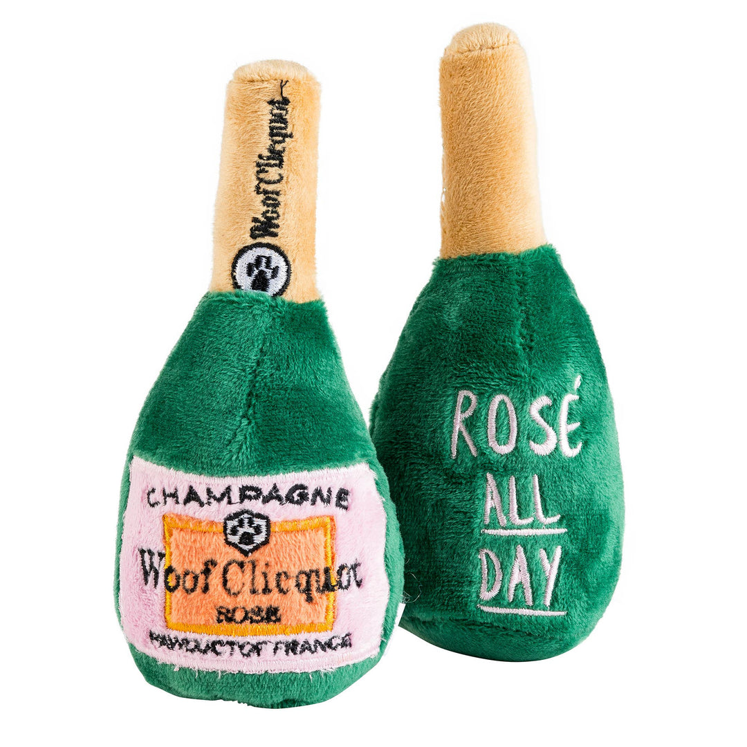 Haute Diggity Dog - Woof Clicquot Rose' Champagne Bottle