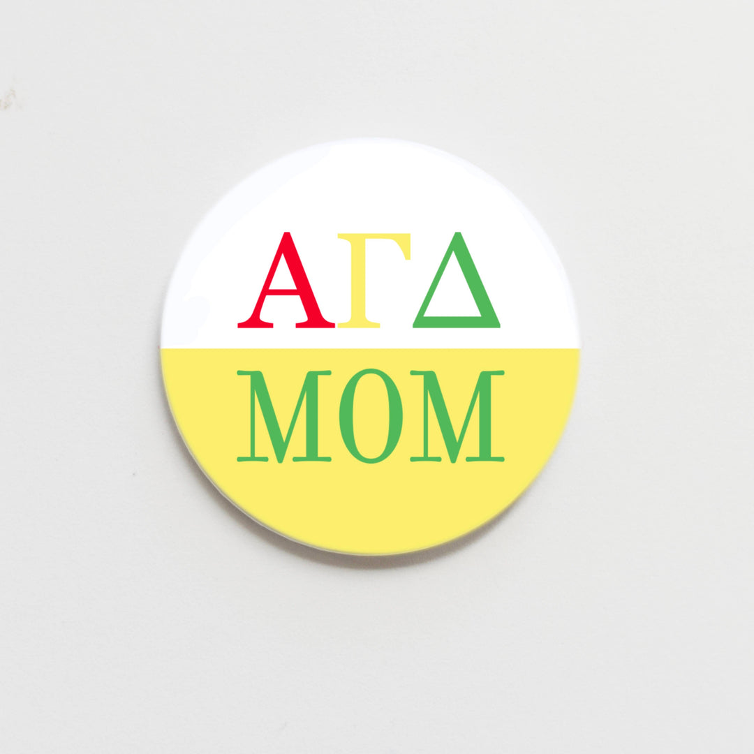 Alpha Gamma Delta Parent Button - 2.25 inch