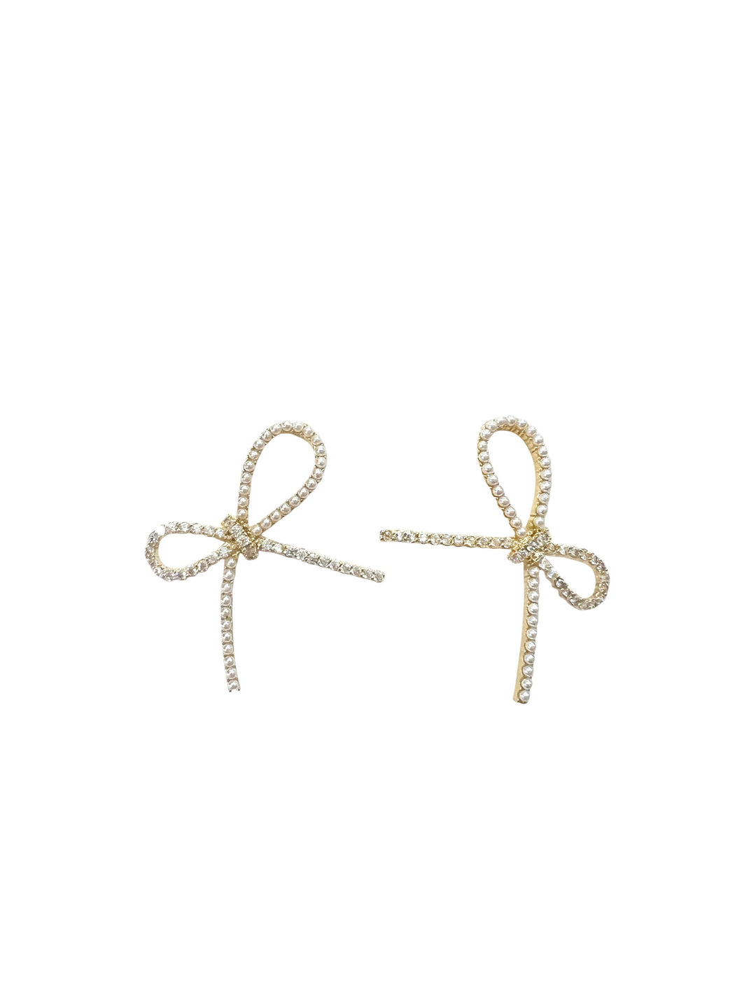 Pearl Bow Earring
