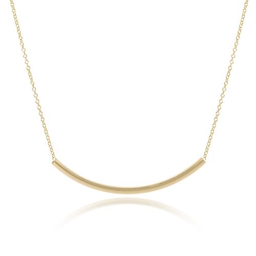 Bliss Bar Gold 16" Necklace