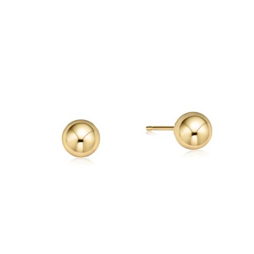 Classic 6mm Gold Ball Stud