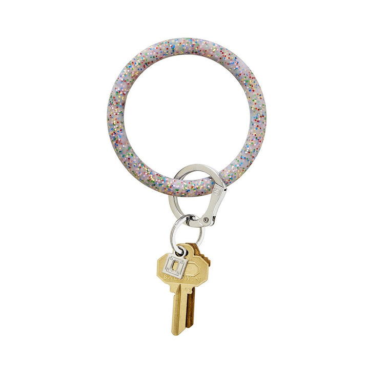 O-Venture Silicone Big O® Confetti Key Ring