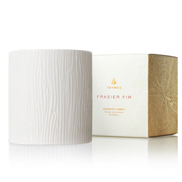 Frasier Fir Gilded Ceramic Candle, 11oz
