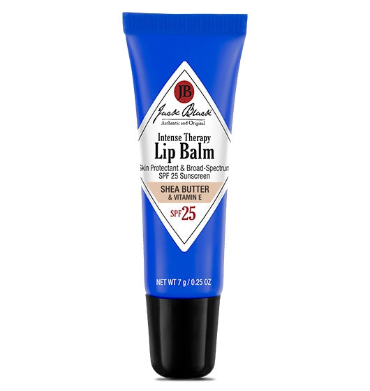 Jack Black Intense Therapy Lip Balm SPF 25, Shea Butter & Vitamin E, 0.25 oz