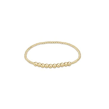 Enewton classic gold beaded bliss 2mm bead bracelet - 4mm gold