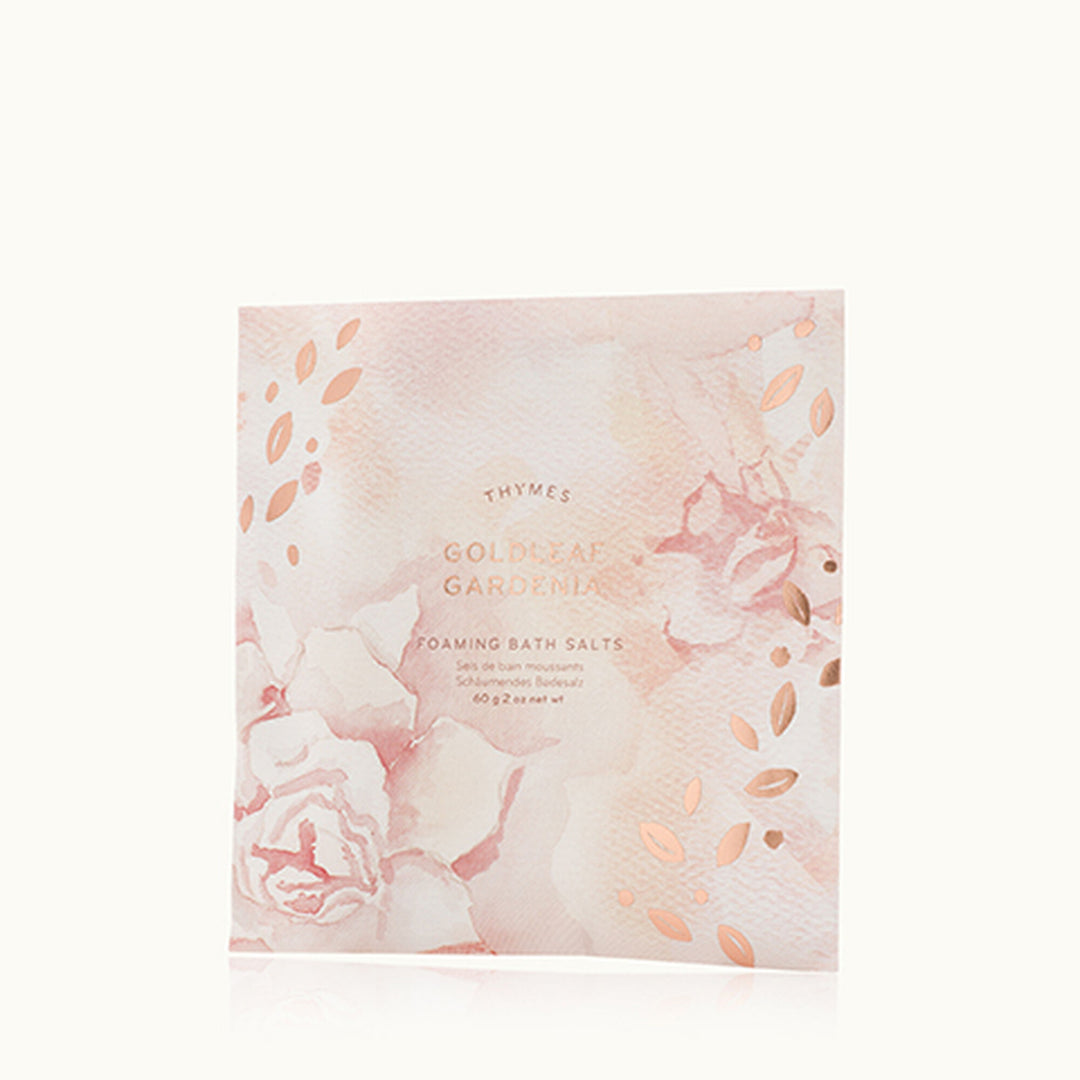 Thymes Goldleaf Gardenia Bath Salts