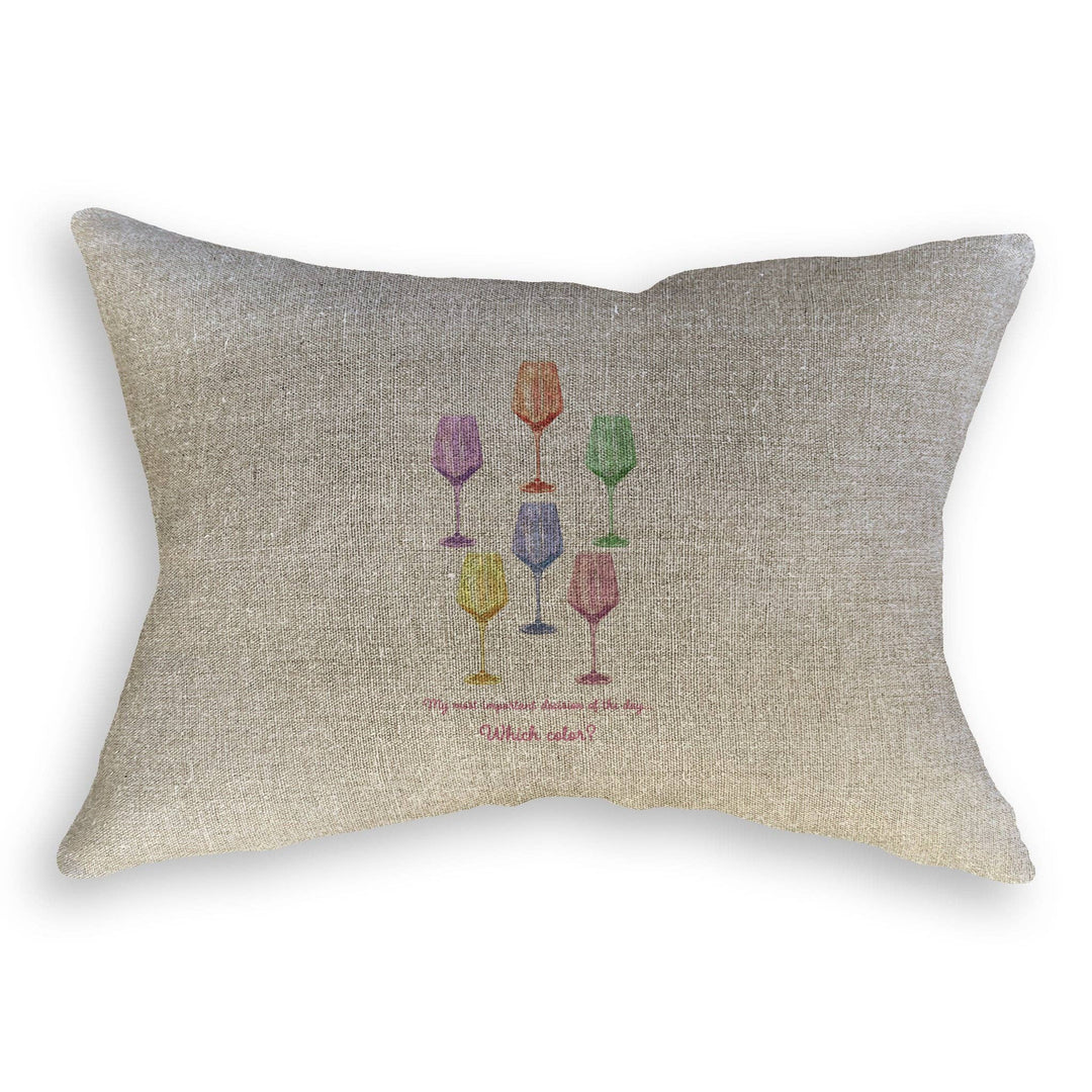 Colorful Wine Glasses Dishtowel