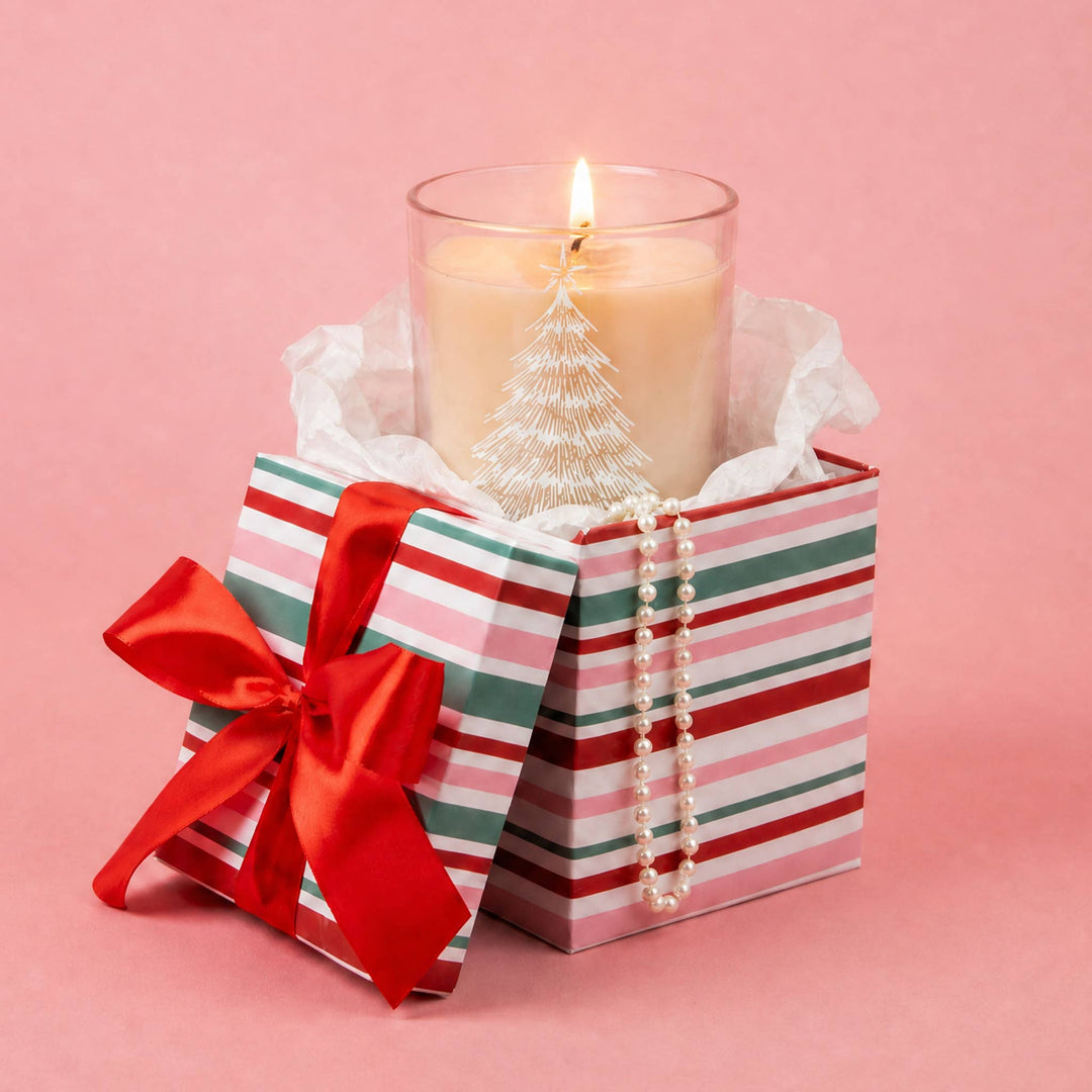 Sweet Grace Pink Tree Soy Candle 9.5oz