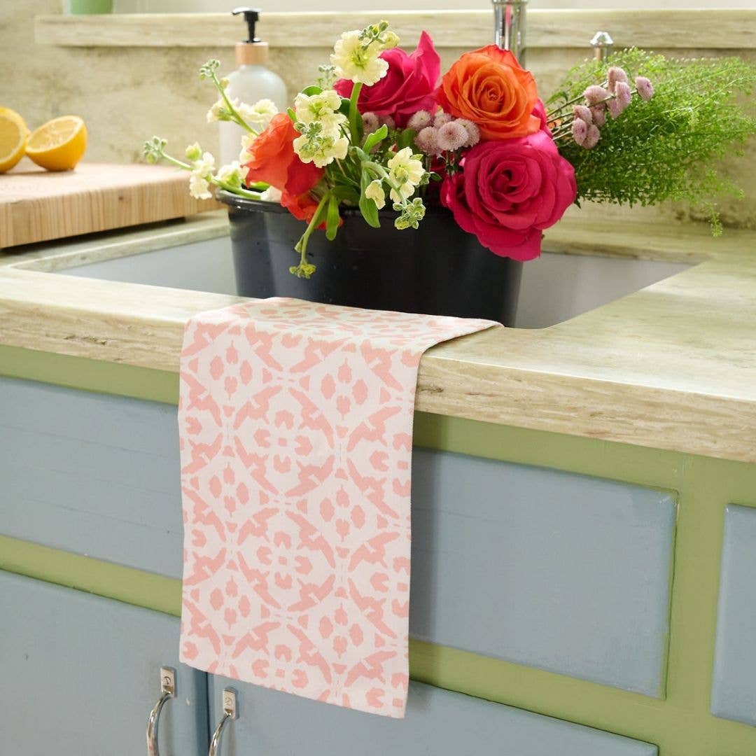 Laura Park Designs Porto Tiles Tea Towel - Thumbnail 3