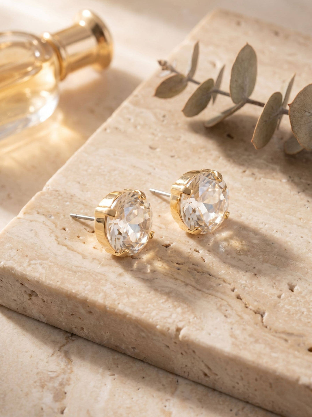 Kelly Stud Earrings - EFT110BGCRY