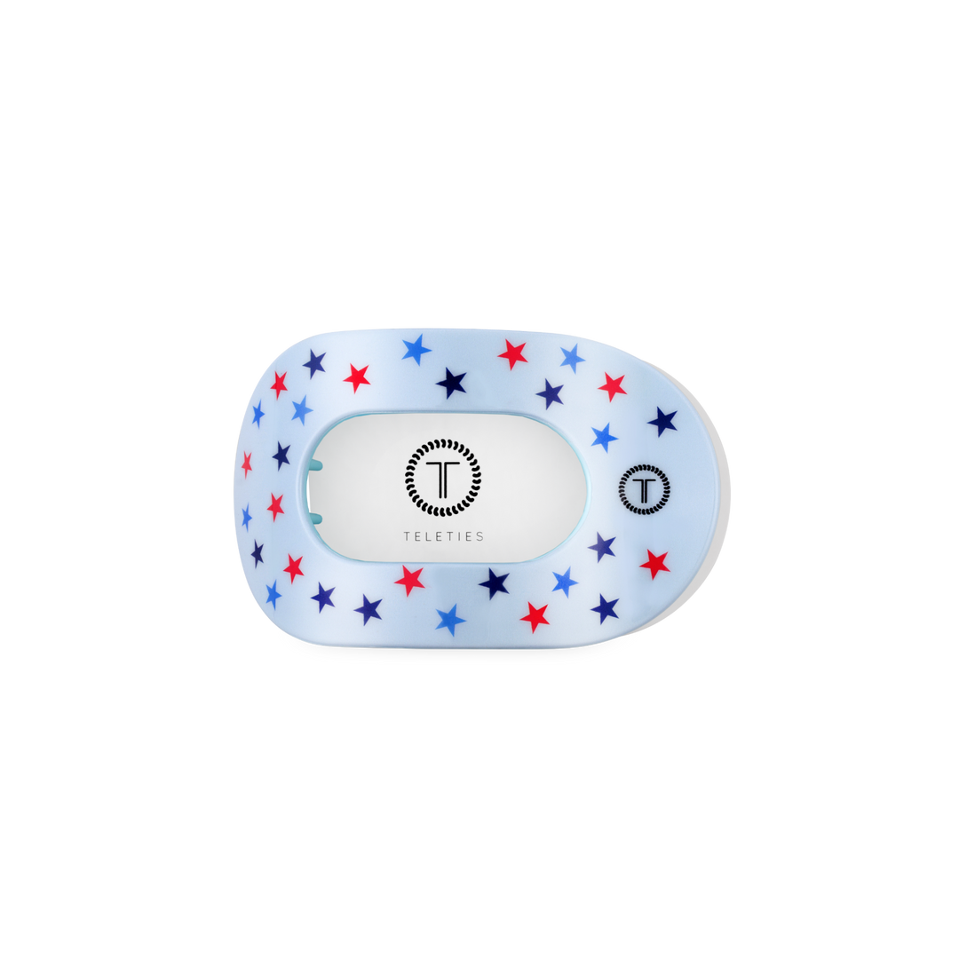 TELETIES - Flat Round Hair Clip | Small | United We Sparkle