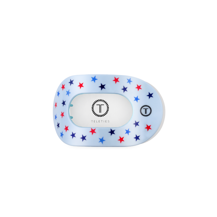 TELETIES - Flat Round Hair Clip | Small | United We Sparkle